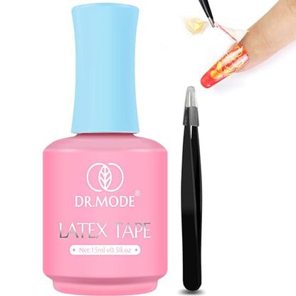 DRMODE Látex líquido para uñas, barrera de esmalte de secado