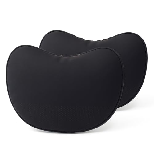 Adecuado para reposacabezas de cuero Tesla Nappa, 2 almohada