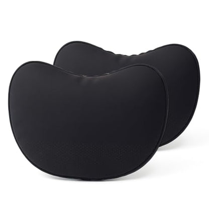 Adecuado para reposacabezas de cuero Tesla Nappa, 2 almohada