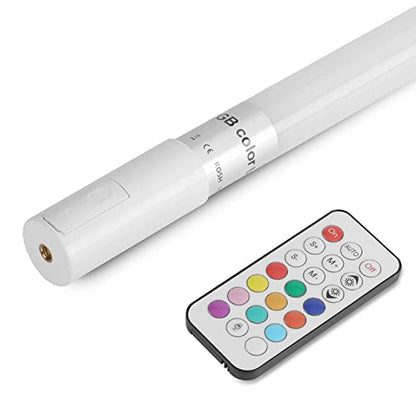 GamerDens RGB LED Tubo de luz de 4 pies inalámbrico intelige