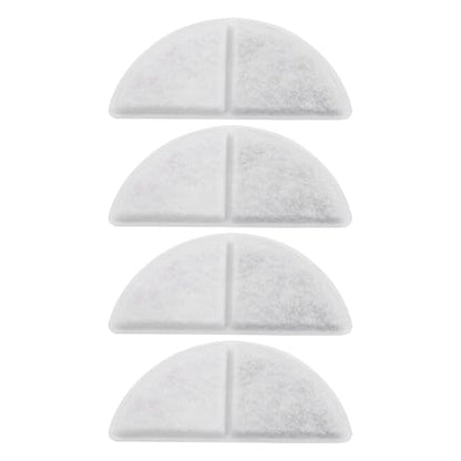 4 Pieces Semi-Circular Water Fountain Filter Cat Filter Repl