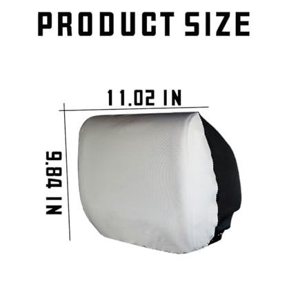 BELOMI 4 fundas para reposacabezas de asiento de automóvil,