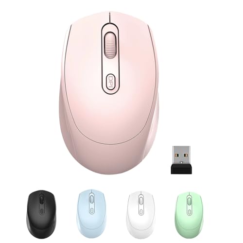 ONE-UP Ratón inalámbrico, mouse silencioso de 2.4G, mouse de
