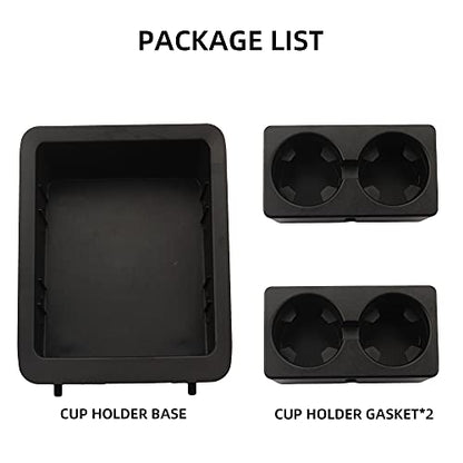 Dasbecan Soporte para taza de consola central delantera comp