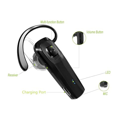 Auriculares Bluetooth, auriculares Bluetooth M26 manos libre