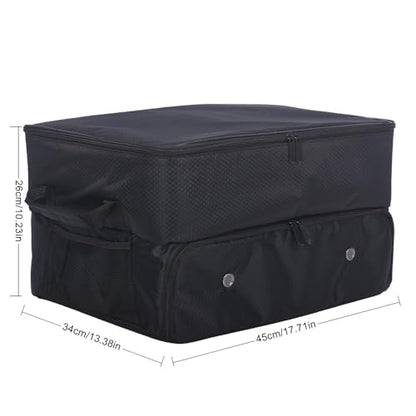 2 Layer Golf Trunk Organizer, Waterproof Car Golf Locker wit