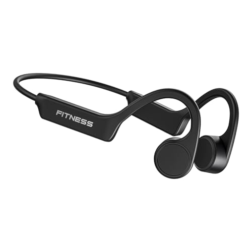 PSIER Auriculares de conducción ósea, auriculares inalámbric