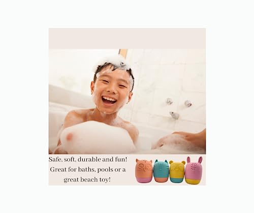 JoLo Goods | Juguetes de baño de silicona sin moho para bebés de 0 a 6