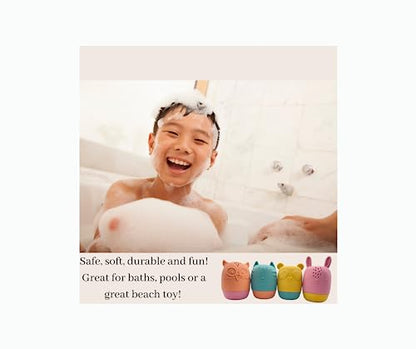 JoLo Goods | Juguetes de baño de silicona sin moho para bebés de 0 a 6