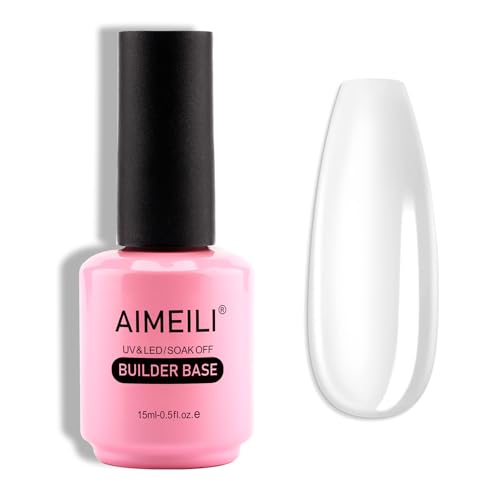 AIMEILI Hema Free Builder Base Gel Clear Builder Gel de uñas
