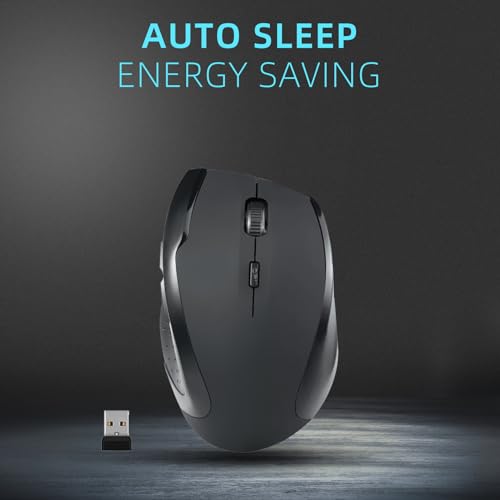 ONE-UP Ratón inalámbrico de seis botones 2.4G, receptor nano