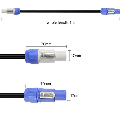 XMSJSIY Cable de alimentación PowerCon de entrada de CA Powe