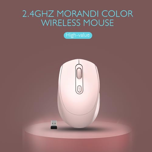 ONE-UP Ratón inalámbrico, mouse silencioso de 2.4G, mouse de