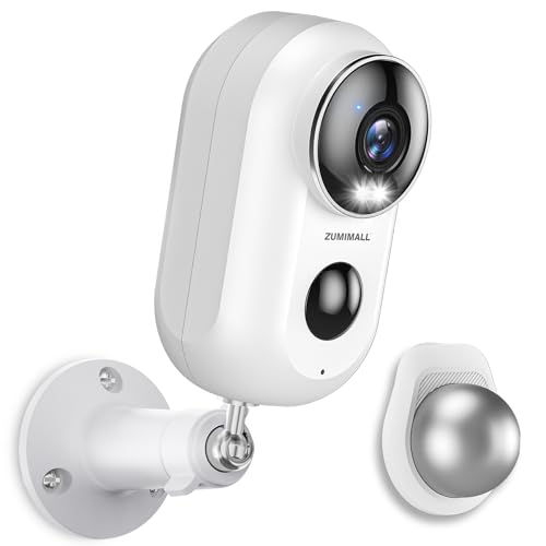 ZUMIMALL Cámaras de seguridad inalámbricas para exteriores c