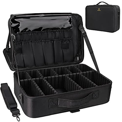 Travelmall Estuche profesional organizador de maquillaje de