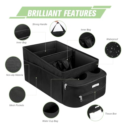 Organizador plegable para asiento de pasajero, diseño plegab