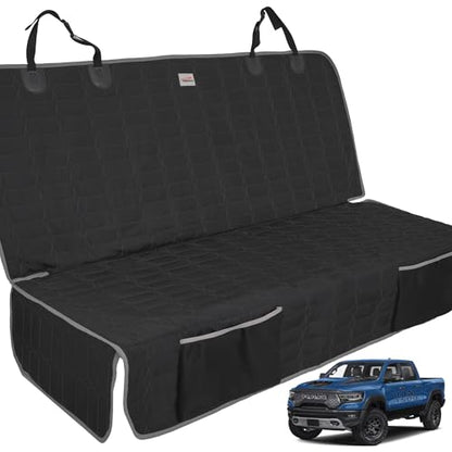 Funda de asiento de coche para perro para asiento trasero, f