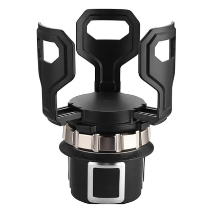 AUTOUTLET Adaptador y base de expansor de portavasos ajustab