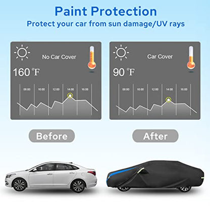 Funda impermeable para automóvil para todo tipo de clima, pa