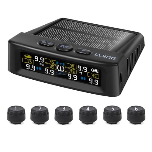 Sistema de monitoreo de presión de neumáticos RV con cargado