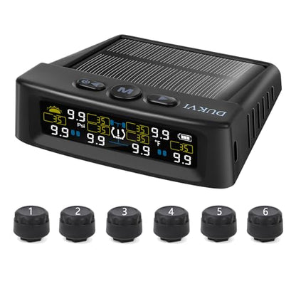 Sistema de monitoreo de presión de neumáticos RV con cargado