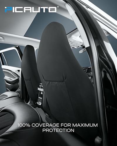 PIC AUTO Fundas de cuero para asiento de automóvil, diseño d