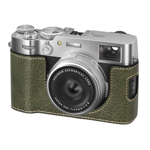 X100VI - Funda de piel sintética para cámara, compatible con