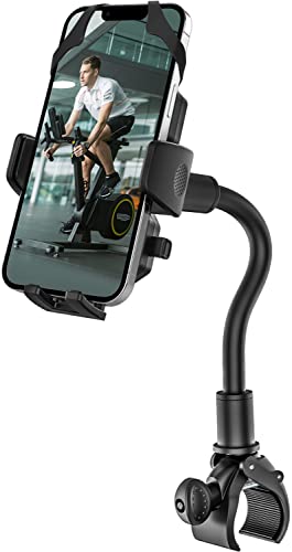woleyi Soporte de teléfono para bicicleta giratoria de cuell