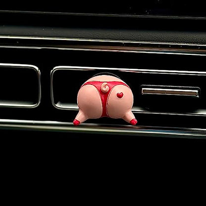 Divertida decoración de ventilación de coche y clip con ambi