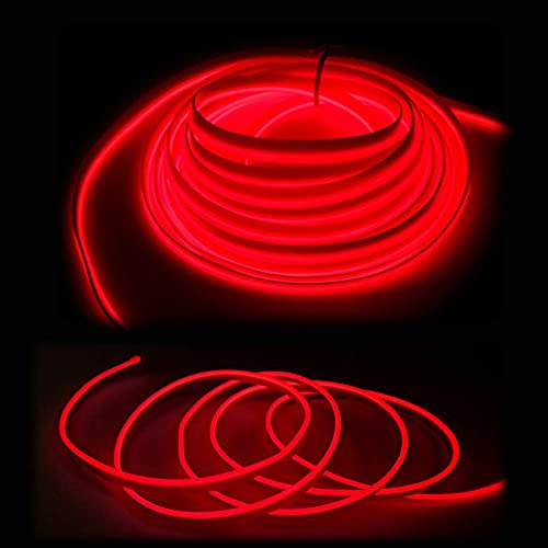 MaxLax - Cable electroluminiscente neón 12V con pestaña de 1
