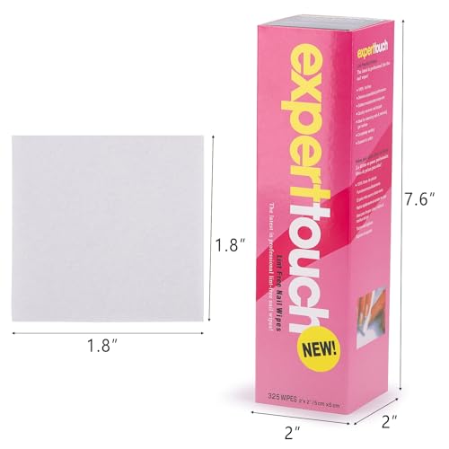 BTYMS 650 toallitas de uñas sin pelusas, almohadillas de alg