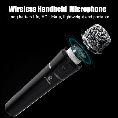 ZOWEETEK Amplificador de voz micrófono inalámbrico de mano,