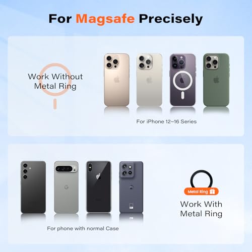 APPS2Car Soporte magnético para teléfono MagSafe para salpic
