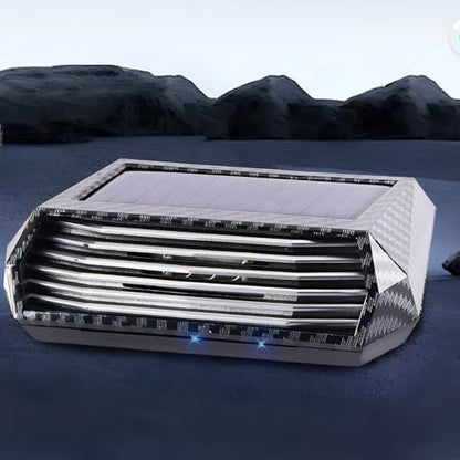 Purificador de aire de coche alimentado por energía solar co