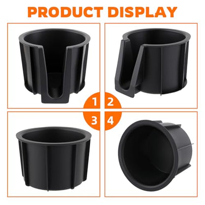 2 piezas de soporte para taza de consola central, parte dela