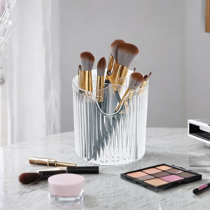 VOCOSTE Taza para brochas de maquillaje, organizador de maqu