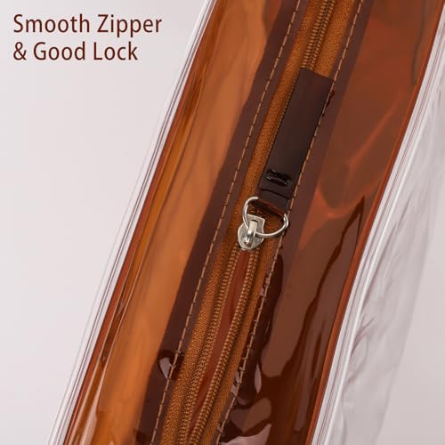 Tbestmax 4 bolsas de maquillaje transparentes para cosmético