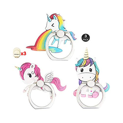 ZOSTLAND 3 piezas de anillo de teléfono Pegaso de caballo ar