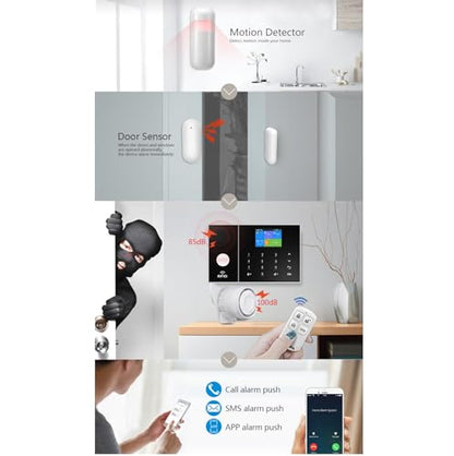 WiFi+GSM/4G Kit de sistema de seguridad de alarma inteligent