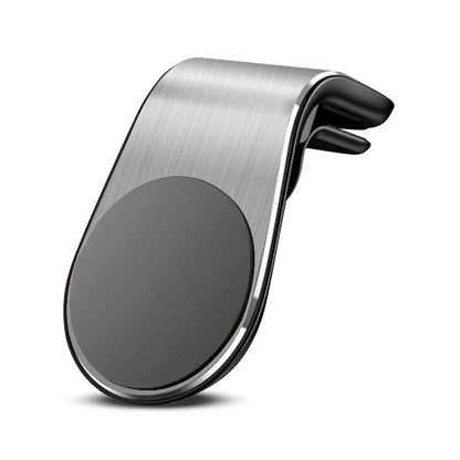 Soporte universal negro con clip de ventilación de aire para