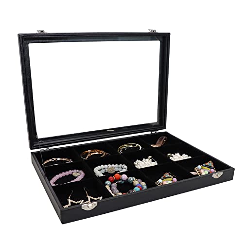 Wuligirl - Bandeja organizadora de anillos con 100 ranuras y