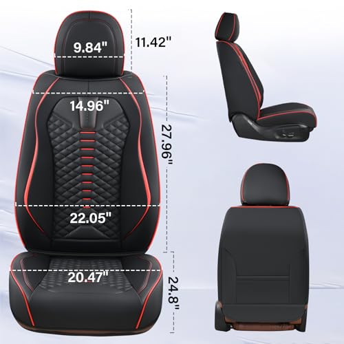 Coverado Juego completo de fundas de asiento, fundas de asie