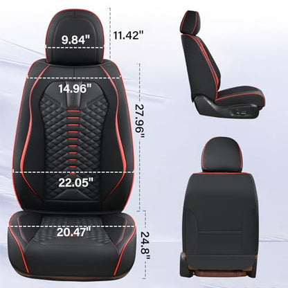 Coverado Juego completo de fundas de asiento, fundas de asie