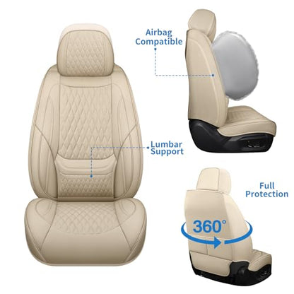 Fundas de asiento de automóvil, fundas de cuero para asiento