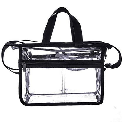 Bolsa de maquillaje de PVC transparente mediana para maquill