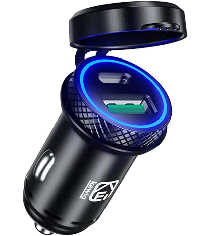 KEWIG Cargador de coche USB C, 60W/5A Super Mini Cargador de