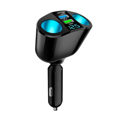 Divisor de encendedor de cigarrillos para auto, adaptador de