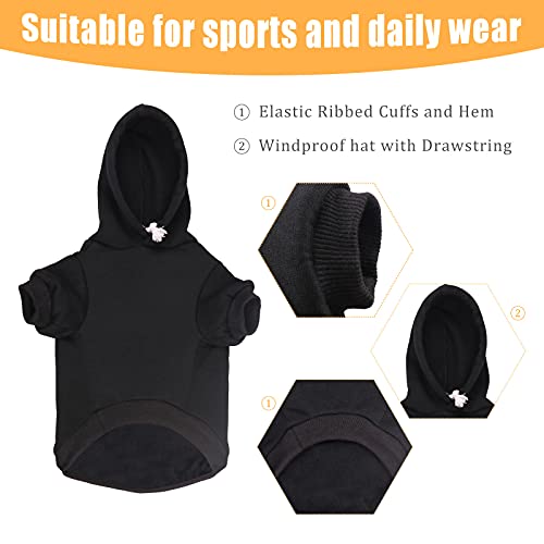 Sudadera de seguridad con capucha para perros - Suave ropa d