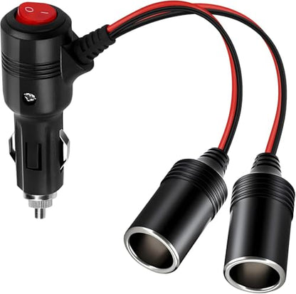 Adaptador divisor de encendedor de cigarrillos para automóvi