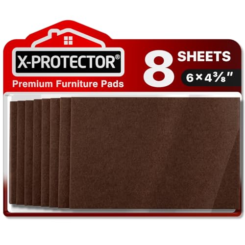 X-PROTECTOR - Almohadillas de fieltro para muebles, 8 piezas